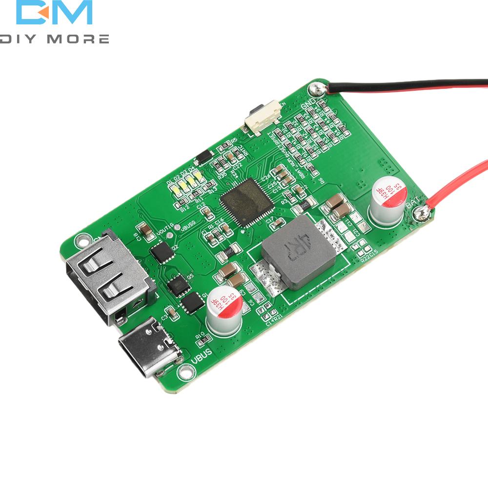 45W PD QC Full Protocol Bidirectional Fast Charging Mobile Power Module DIY Power Bank 2-6S Lithium Battery Protection board