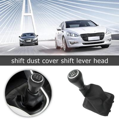 5-ступенчатая ручка переключения передач для Peugeot 207 307 406 Citroen C3 C4 C5 XSARA рычаг переключения передач чехол багажника новые автомобильные аксессуары