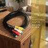 Plug and Play 5 Pin Male Din to 4RCA Female Cable 4.9ft Conversion Cord Audio Cable Connector  DVD