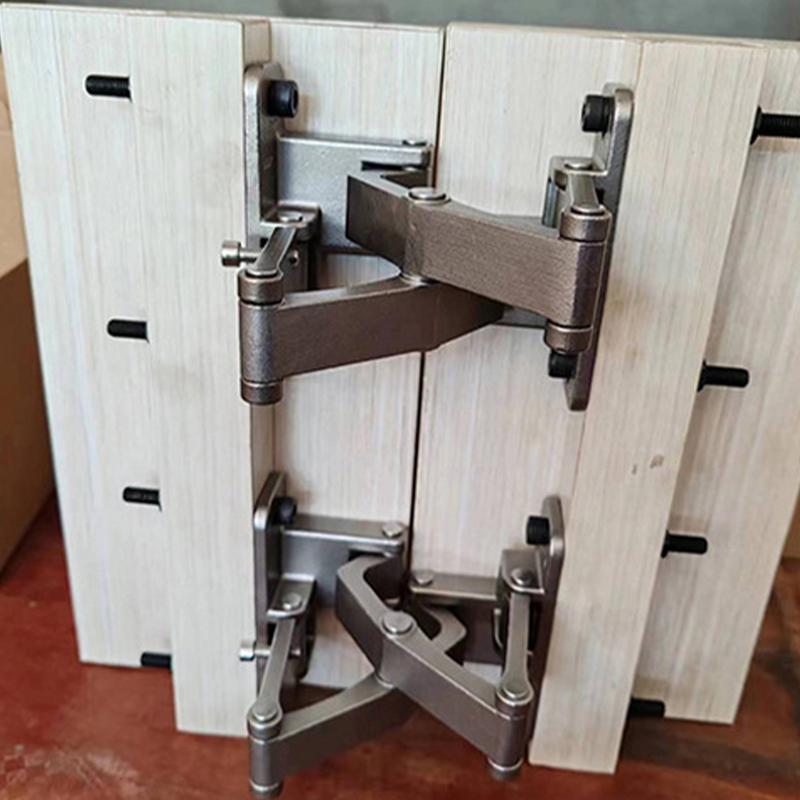 Скрытые петли для дверей, сверхпрочные, из нержавеющей стали, многофункциональные, для большого открытия, невидимые петли для каменных дверей