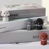 Cute Simulated Dog Figurine Resin Dog Ornament Car Accessories Dog Animal Model  Children Kids