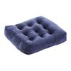 Square Seat Cushion 16x16 Inches Solid Color Stuffed Chair Pad Velvet Thick Seat Cushion for Dining Chair Floor Home Office