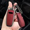 Металлический кожаный чехол-брелок для автомобильного ключа для A3 A4 B9 A6 A7 4K A8 E-tron Q5 Q8 C8 D5 SQ8 Защитный корпус Аксессуары для брелока