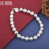 925 Sterling Silver 8mm Bead Bracelet Wedding Jewelry