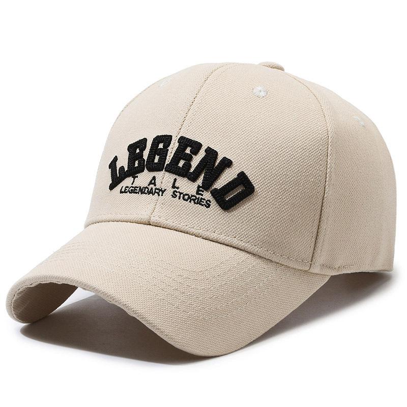 Hat Women's Summer New Big Head Circumference Showing Face Small Baseball Cap Outdoor Sunshade LEGEND Letter Embroidery Cap