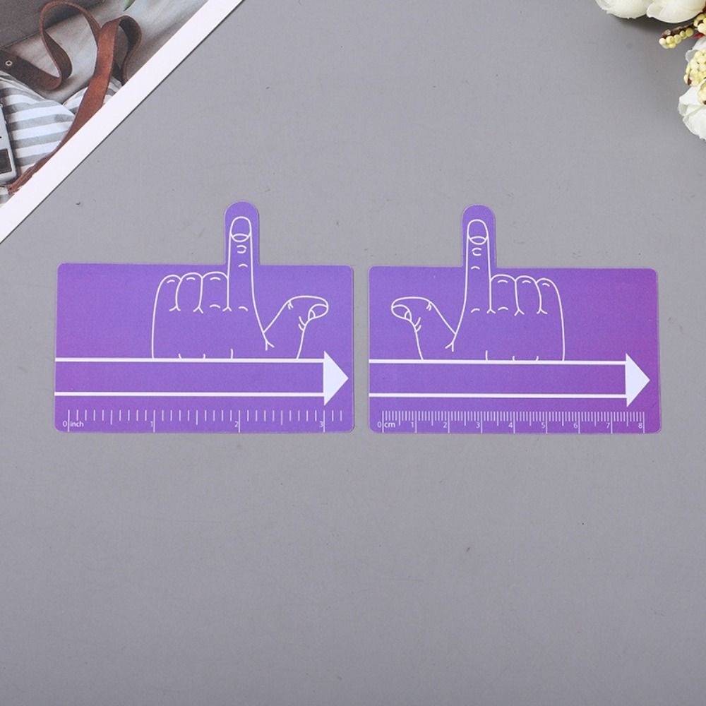 2pcs Lovely Student Writing Aid Ruler Multifunctional Writing Aid Ruler Office