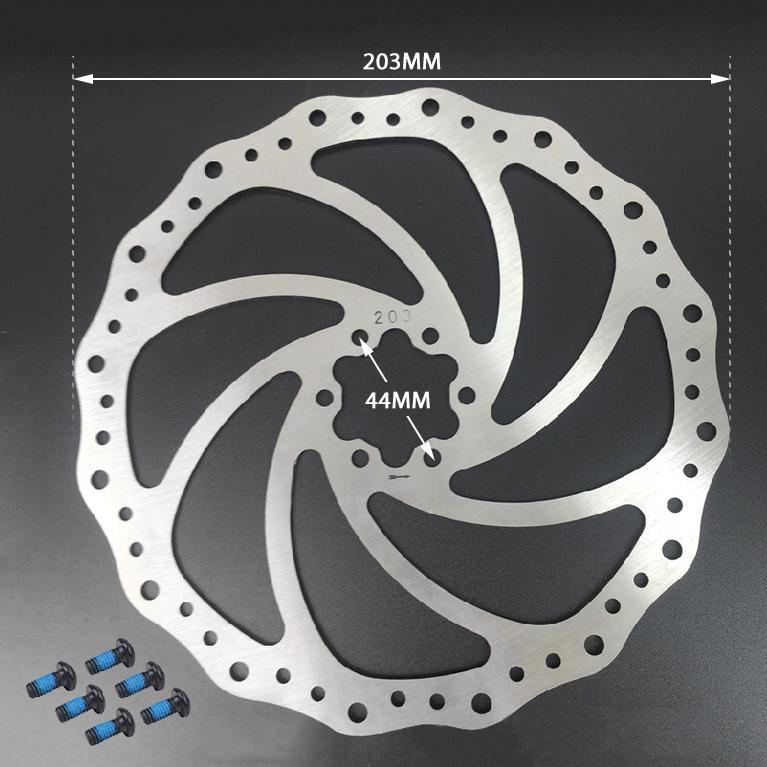 Ротор тормозного диска из нержавеющей стали для горного велосипеда, 140/160/180/203 мм, 6 болтов для G3