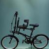 Quick Release Folding Bike Child Seat with Guardrail
