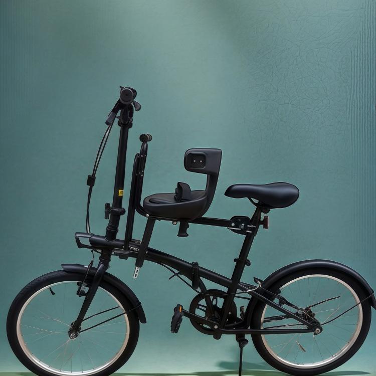 Quick Release Folding Bike Child Seat with Guardrail