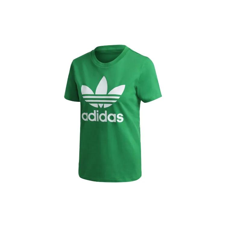 adidas Originals Футболка женская зеленая (унисекс) Футболки GI7625