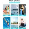 Adult Wearable Towel Robe with Hood Quick-Drying Comfortable Touch for Beach Hot Springs Fitness Swimming Vacation Yoga