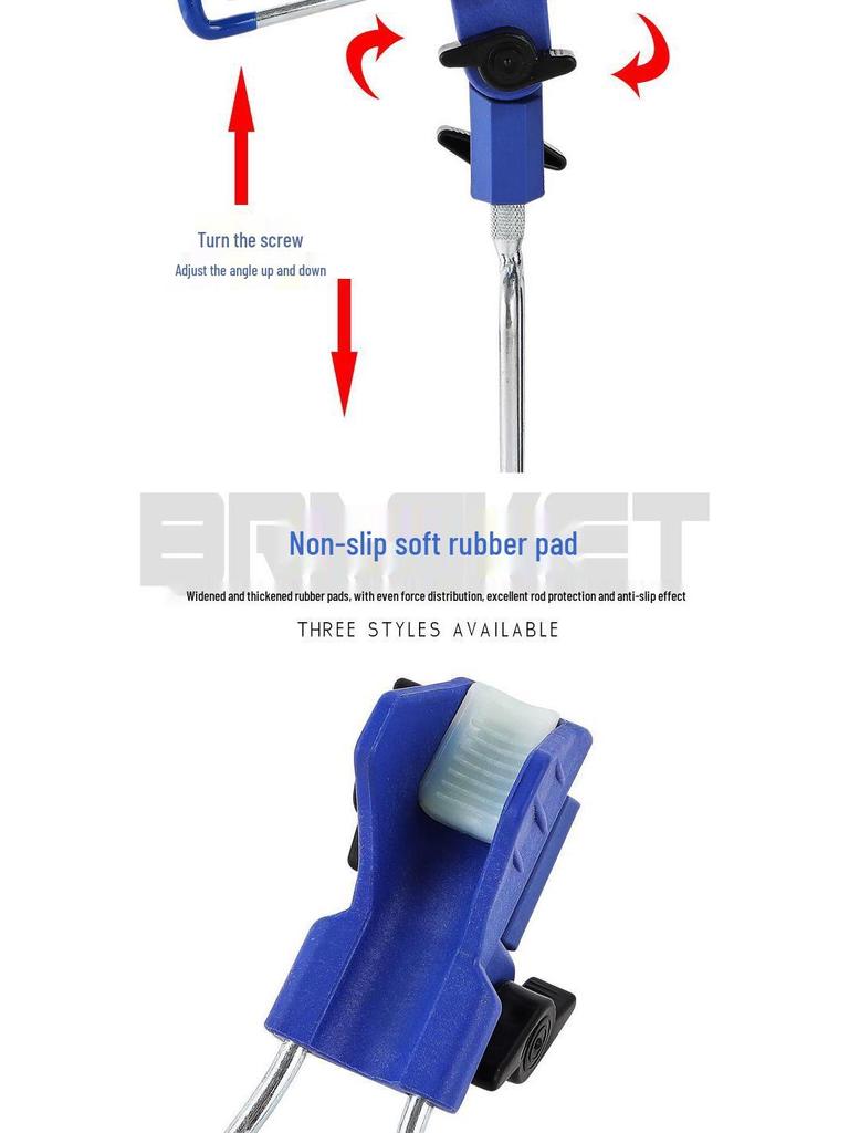 Универсальная подставка-держатель для удочек двойного назначения для рыбалки на земле и на море