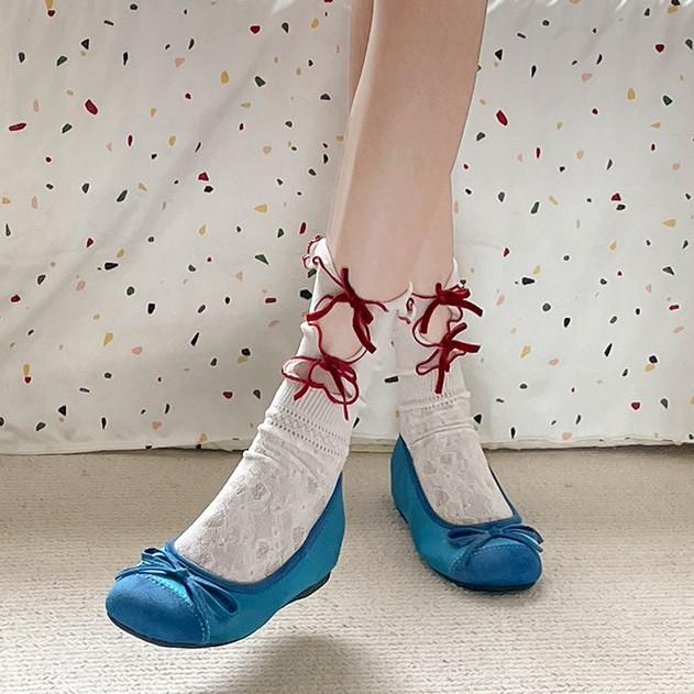 Туфли женские в стиле ретро-балетки с неглубокой горловиной и плоской подошвой, новинка 2025 года, летние туфли Мэри Джейн с мягкой подошвой