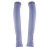 Men Outdoor Sports Long Gloves Scar Cover Ice Silk Sunscreen Uv Protection Arm Warmer Half Finger Sleeves