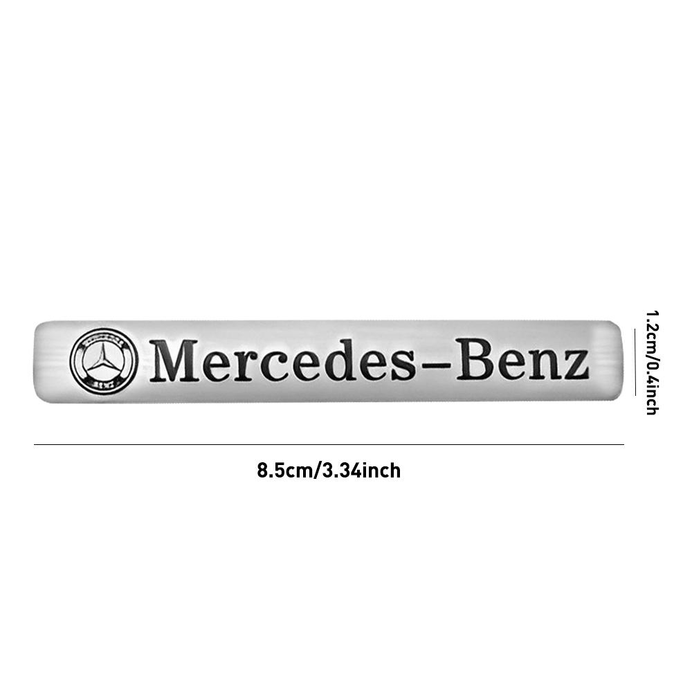 Алюминиевые наклейки-шильдики на багажник для кузова автомобиля Mercedes Benz AMG A B Класса W212 W213 W205 CLA GLB GLE GLK GLS Аксессуары для тюнинга автомобиля FA1