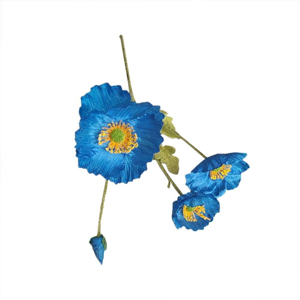 1 шт. Красивые искусственные цветы из шелка для сада, свадьбы, имитации цветов, букеты, искусственные цветы, мак, самосейка, домашний декор