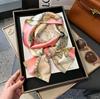 Long silk scarf women's new scarf versatile autumn and winter foreign style fashion matching shirt tied bag square scarf scarf