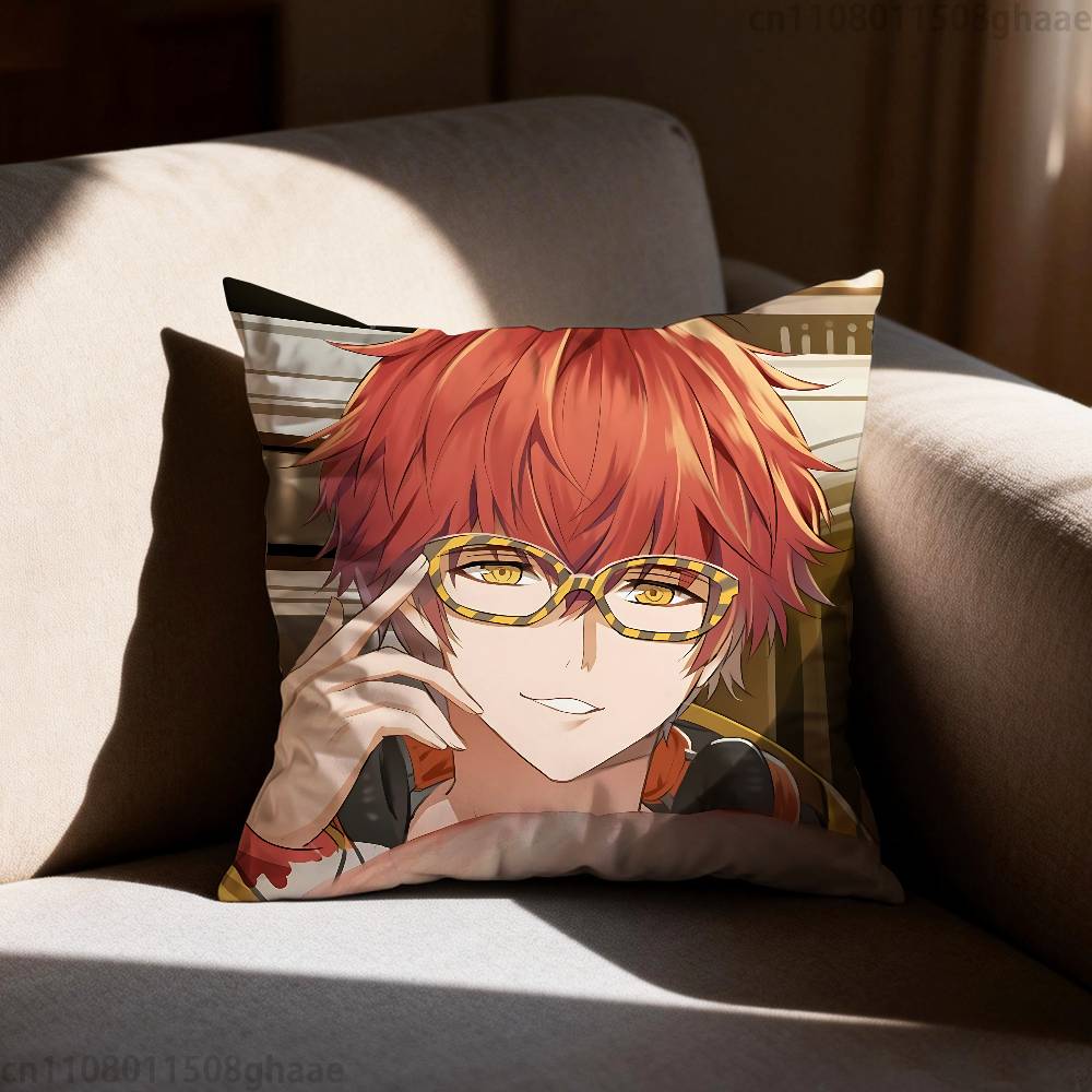Игра Mystic Messenger Наволочка Диван Гостиная Спальня Изголовье Спинка Подушка Квадратная Подушка Время Сна