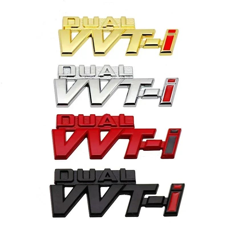 3D Металлическая эмблема VVTI Наклейка на заднюю крышку багажника автомобиля Значок на крыло Декаль Для Dual VVT-i Camry COROLLA YARiS Rav4 PRIUS