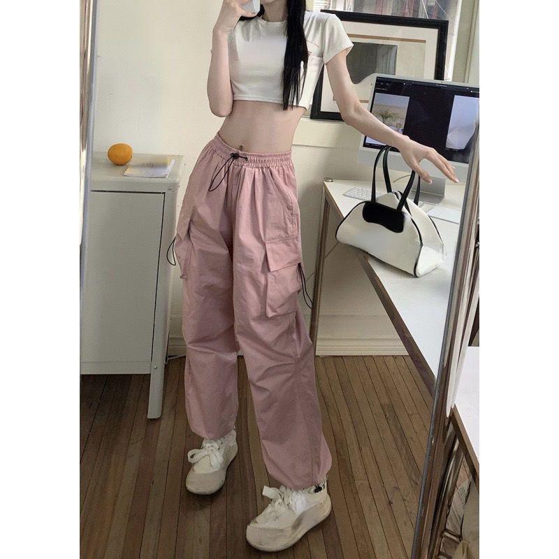 2023 Женские повседневные спортивные брюки, однотонные брюки с низкой талией, широкие мешковатые брюки на шнурке, уличная одежда больших размеров, спортивные штаны Y2k