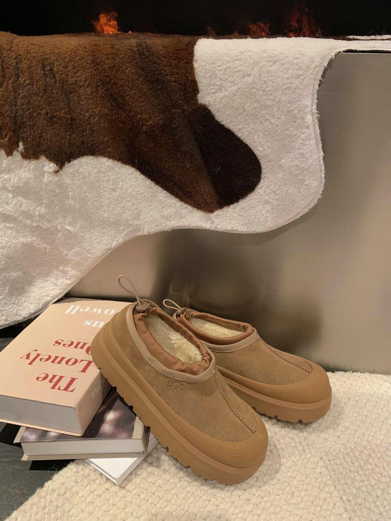 «Женские туфли на платформе из мягкой кожи и меха 2024 года — подчеркивающие рост, универсальные повседневные туфли на осень/зиму»