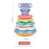 Baby & Infant Puzzle Toy Gift-Children's Electric Elephant Stacking Joy Tumbler Fun Cash Register & Early Education Learning Toy