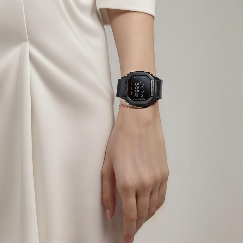 Casio Модные и универсальные Водонепроницаемость 200 метров Кварцевый механизм Ремешок из смолы Японские и корейские часы Единый стиль для мужчин и женщин DW-56002G22-1JR