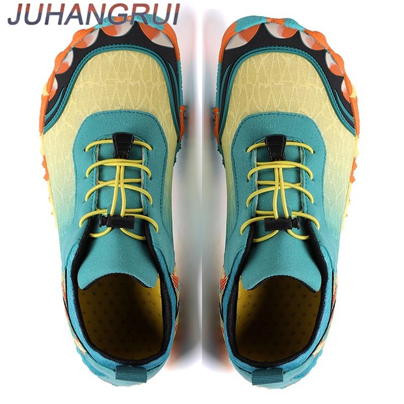 Women Men Aqua Shoes Upstream Wading Shoes Water Sports Sneakers Unisex Five Fingers Swimming Surfing Footwear Yoga Fitness Shoe
