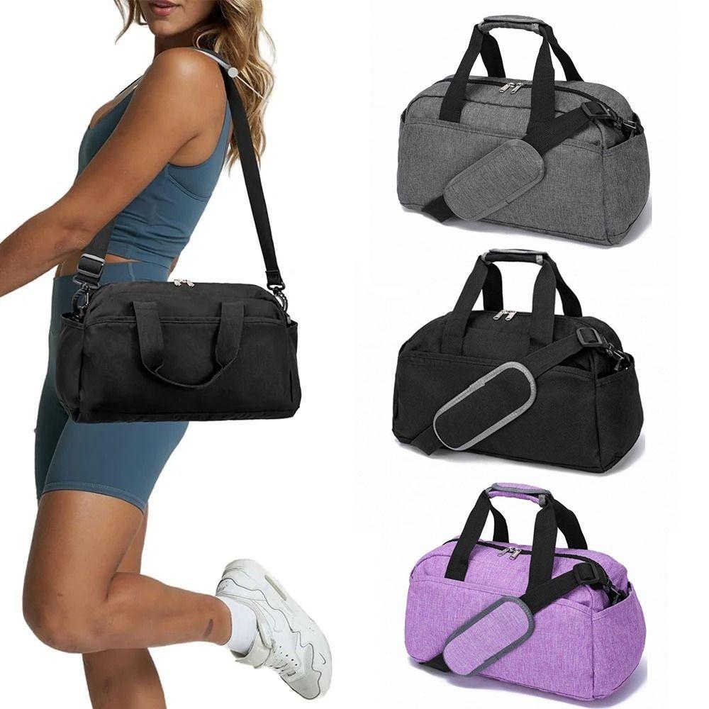 Multi Pockets Sports Gym Bag Large Capacity Travel Duffel Bag Portable Fitness Tote Gym Use