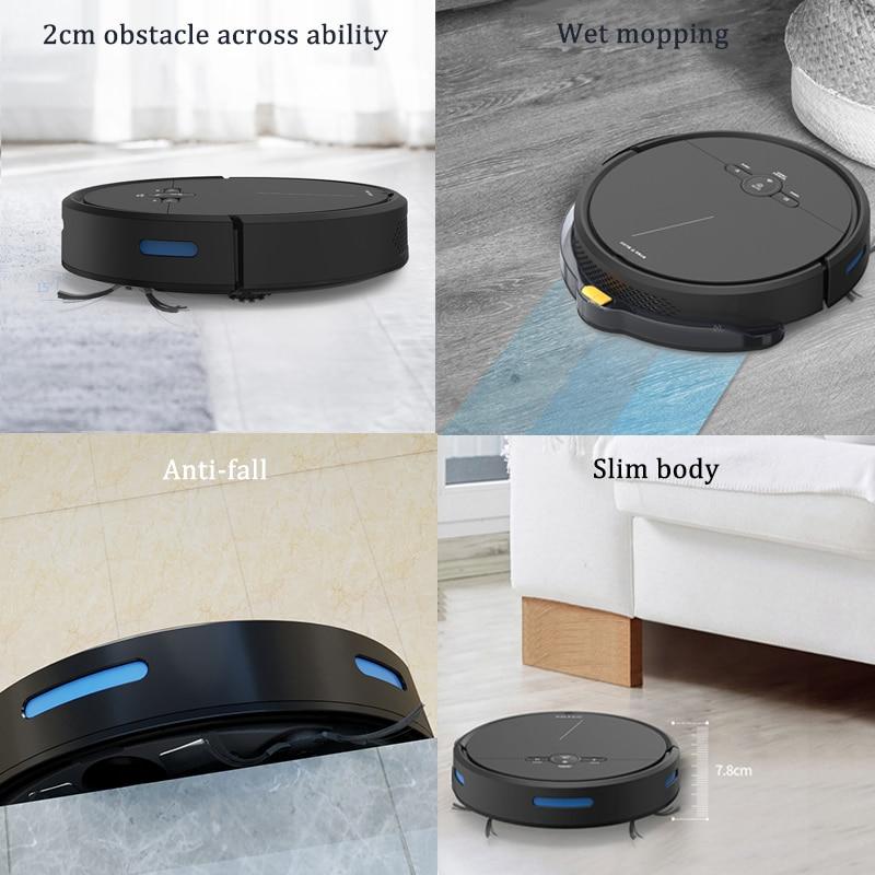 Smart Robot Vacuum Cleaner Sweeper Met MOP 3600Pa App Remote Control Multifunction Home Vacuum Cleaner Wireless Robot Sweeper | Cleaning Products