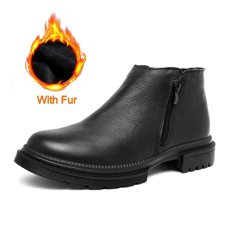 Мужские ботинки из натуральной кожи, повседневная деловая обувь для отдыха на открытом воздухе, итальянские дизайнерские ботинки «Челси», модные теплые ботинки в британском стиле