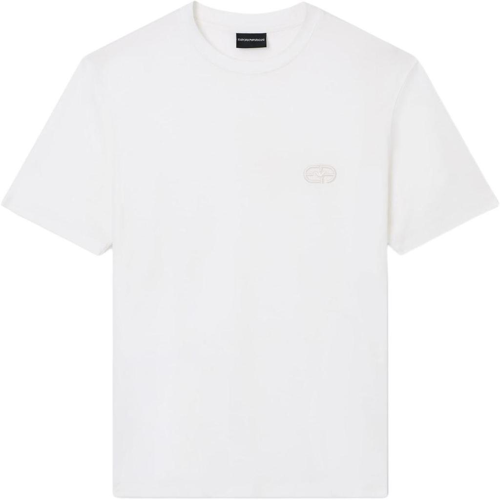 Emporio Armani Мужская футболка с коротким рукавом, однотонная, с круглым вырезом, топ EM004585-AF10017-U0003