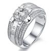 Inlaid Diamond Ring Diamond Ring Trendy Diamond Domineering Trendy Men 'S European And American Personalized Men 'S Ring