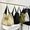 Large Capacity Canvas Tote Bag Women Street Style Casual Shopping Handbag