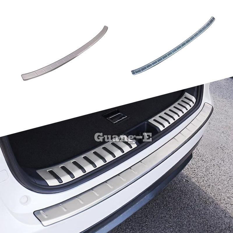 For Lexus NX 200 200t 300h 2015 2016 2017 2018 Car Stainless Steel Trunk Inner Guard Rear Bumper Trim Accessories