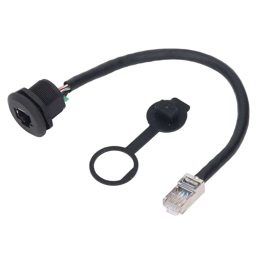 8 Pin Female Connector Cable E13 Thread To RJ45 8 Pin Male Straight Head Unshielded PVC Connector Ca