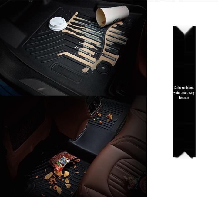 Нескользящие экологичные коврики из ТПЭ для ног и багажника для праворульных Toyota Aqua Prius C