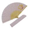 Folding Fan with storage DSSEN16 [Disney] (Tangled design, bag)