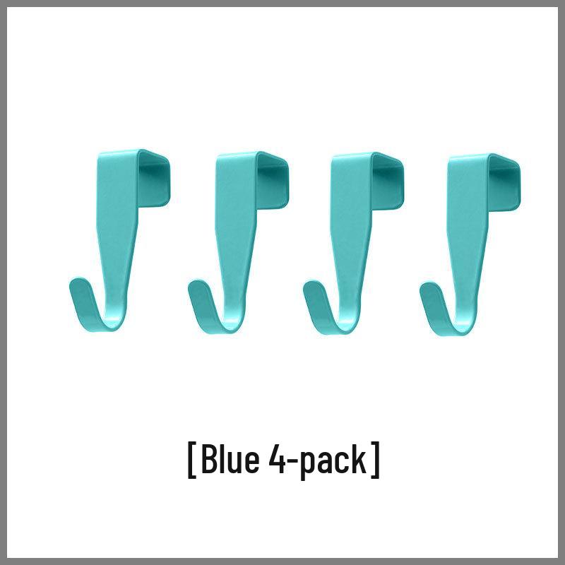 Бесшумный кованый крючок-вешалка и полка на дверь без сверления