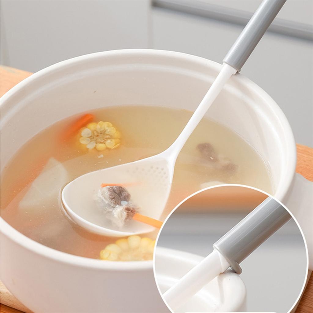 Ложка для процеживания для кухонной кастрюли 2 в 1, ложка с фильтром-ситечком, ковш с длинной ручкой, ложка-дуршлаг, ложка с масляным фильтром