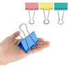 Цветные зажимы для бумаг Jumbo, 2,4 дюйма, упаковка 12 шт. (4 цвета, по 3 штуки каждого)