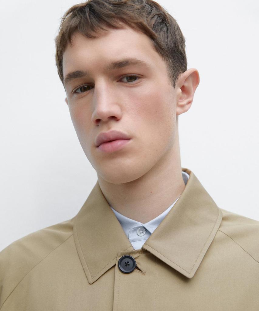 Легкий хлопковый тренч Massimo Dutti