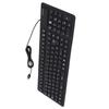 Keyboard 108 Key Spanish USB Wired Portable Foldable Quiet Waterproof Dustproof Silicone Keyboard
