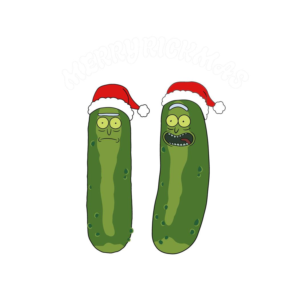 Rick And Morty Рождественский свитшот унисекс для взрослых Pickle Rick