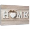 Canvas Print Modern Home Heart White