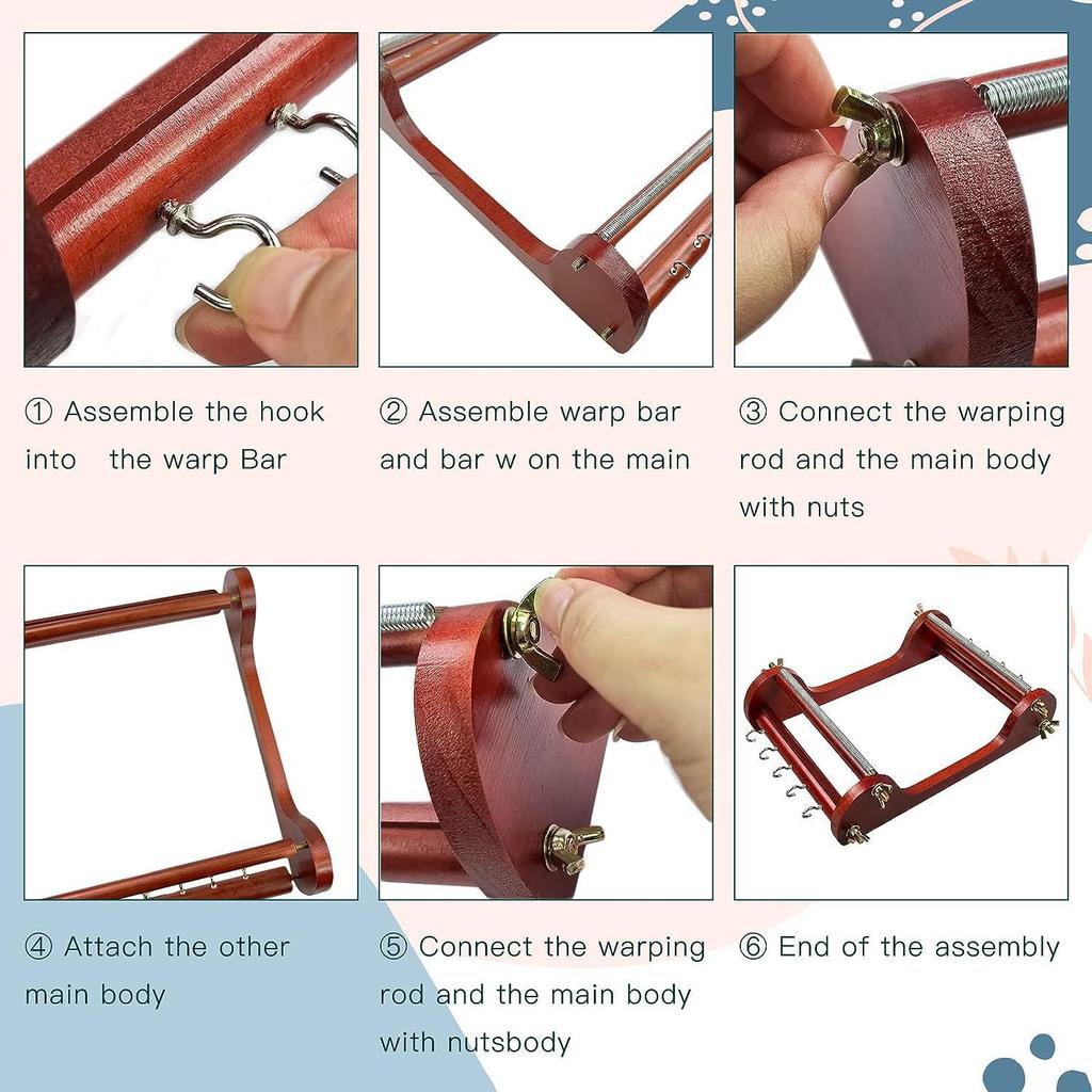 Инструмент для плетения из деревянных бусин Деревянные бусины включают Бусины Нити Иглу для браслетов ожерелий