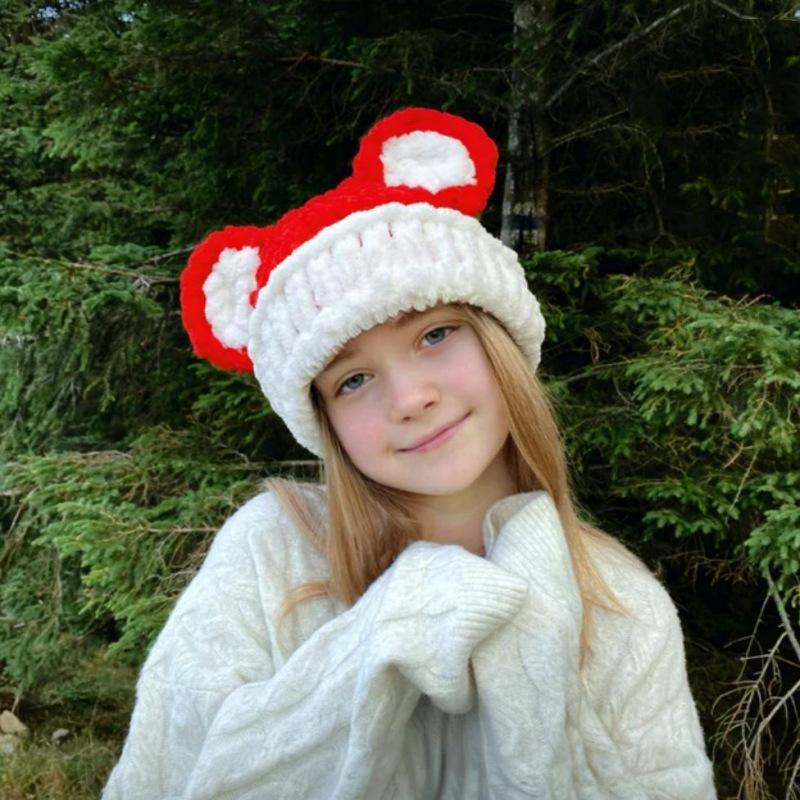 Новая вязаная крючком милая и забавная детская шапка в стиле фламинго с фото