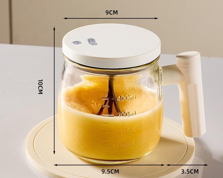 Multi-functional Electric Egg Whisk, Automatic Egg Beater Cup, Household Cream Mixer Tool, Handheld Whisking Gadget for Baking