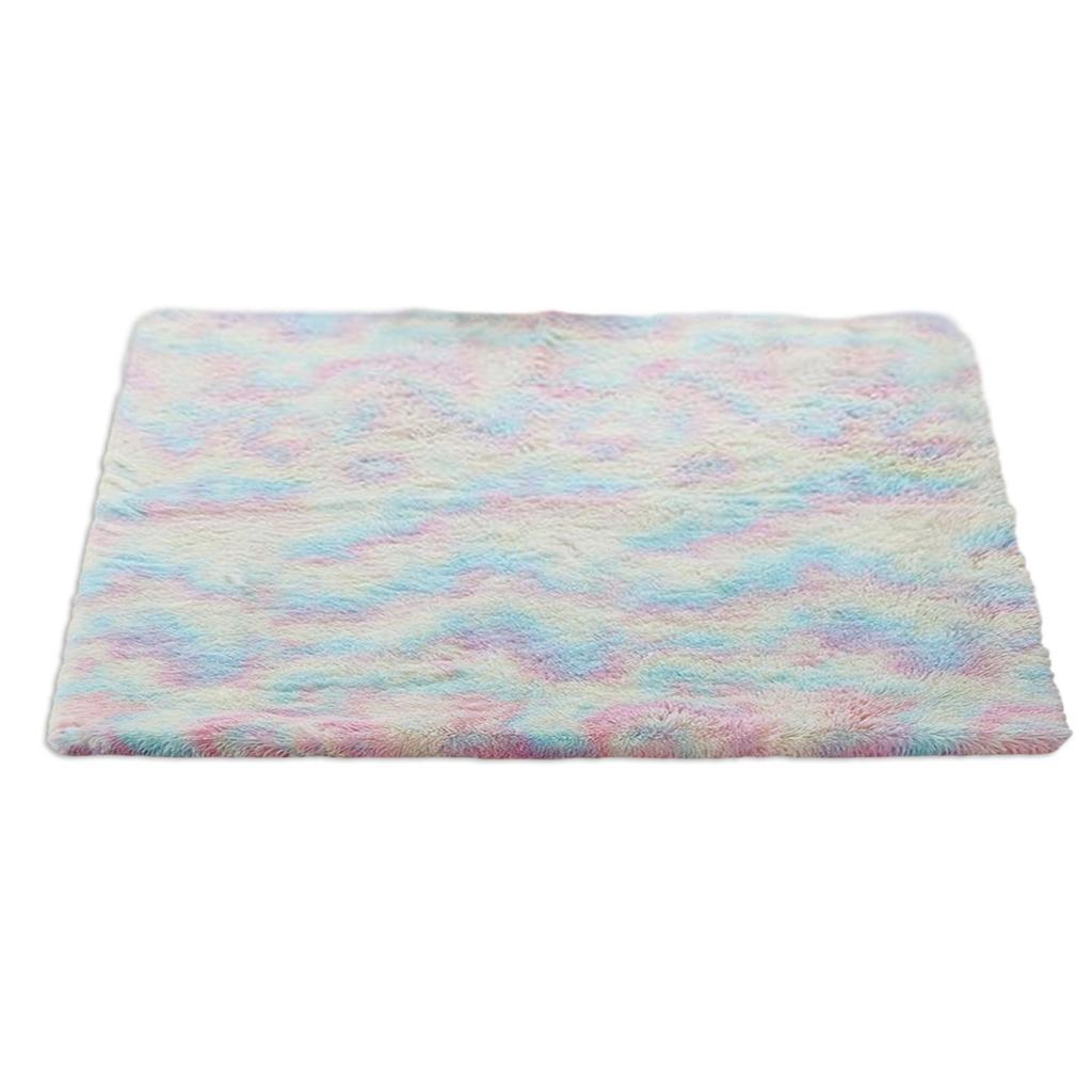 Rainbow Area Rug Fluffy Floor Carpet for Kids Room Home Decor