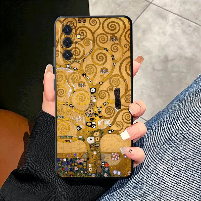 Поцелуй Густава Климта Мягкий чехол для телефона Samsung A17 A37 A57 A16 A26 A36 A56 A15 A25 A35 A55 A14 A24 A34 A54 A13 A23 A33 A53